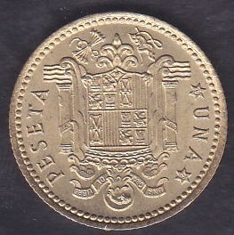 İspanya 1 Peseta 1975