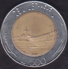 İtalya 500 Lire 1987