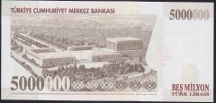 7.Emisyon 5 000 000 LİRA M75 936949 Çilaltı Çil
