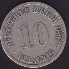 ALMANYA 10 FENİK 1899