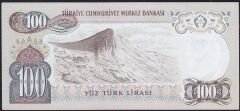 6.Emisyon 3.Tertip 100 Lira J42 756126 Çil