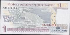 8.Emisyon 1 YTL A28 932996 Çil