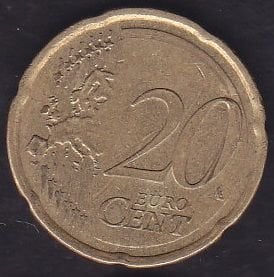 Avrupa 20 Euro Cent 2008 Kıbrıs
