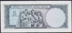 5.Emisyon 4.Tertip 5 Lira J24 172336 Çok Çok Temiz +