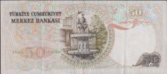 6.Emisyon 1.Tertip 50 Lira G55 445410 Çok Çok Temiz+