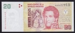 Arjantin 20 Pesos 2014 Çil Pick 355a