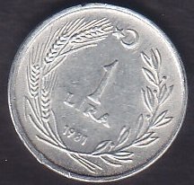 1981 YILI 1 LİRA