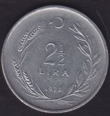 1978 Yılı 2.5 Lira Ters