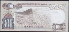6.Emisyon 3.Tertip 100 Lira J40 636732 Çilaltı