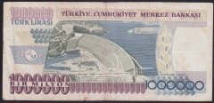 7.EMİSYON 1.TERTİP 1 000 000 LİRA B02 059734 ÇOK TEMİZ