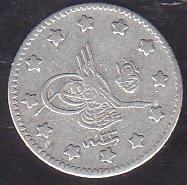 1293 / 23 ABDULHAMİT 1 KURUŞ GÜMÜŞ