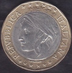 İtalya 1000 Lire 1997