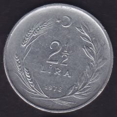 1978 Yılı 2.5 Lira Düz