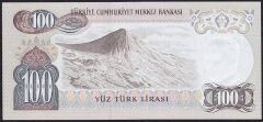 6.Emisyon 3.Tertip 100 Lira J39 020559 Çil