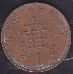 İngiltere 1 Penny 1975
