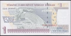 8.Emisyon 1 YTL A16 268861 Çil