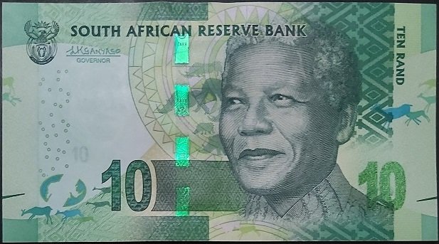 South Africa 10 Rand 2013-2016 Çil Pick 138b