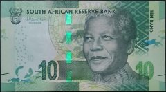 South Africa 10 Rand 2013-2016 Çil Pick 138b