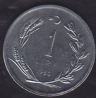 1980 YILI 1 LİRA ÇİLALTI