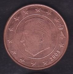 Avrupa Birliği 5 Euro Cent 2005 Belçika