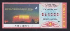 2006 9 KASIM YARIM BİLET - 364000