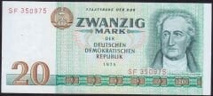 Demokratik Almanya 20 Mark 1975 ÇÇT+