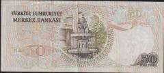 6.Emisyon 1.Tertip 50 Lira G73 328527 Çok Temiz+