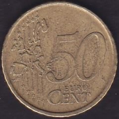 Avrupa 50 Euro Cent 2002 Portekiz