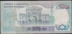 6.Emisyon 2.Tertip 500 Lira G37 223511 Çok Temiz