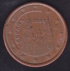 Avrupa Birliği 5 Euro Cent 2005 İspanya