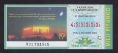 2006 9 KASIM ÇEYREK BİLET - 455222