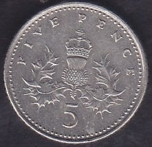 İngiltere 5 Pence 2005
