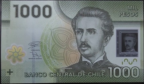 Şili 1000 Pesos 2020 Çil Pick 161k