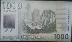 Şili 1000 Pesos 2020 Çil Pick 161k
