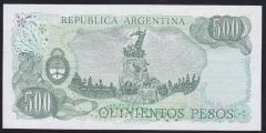 Arjantin 500 Pesos 1977 Çil Pick 303d