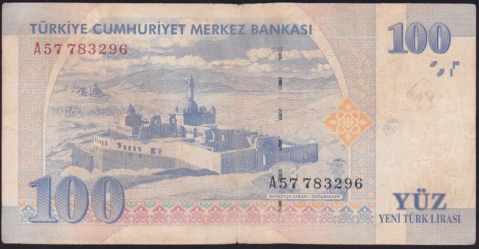 8.Emisyon 100 YTL A57 783296 Çok Temiz