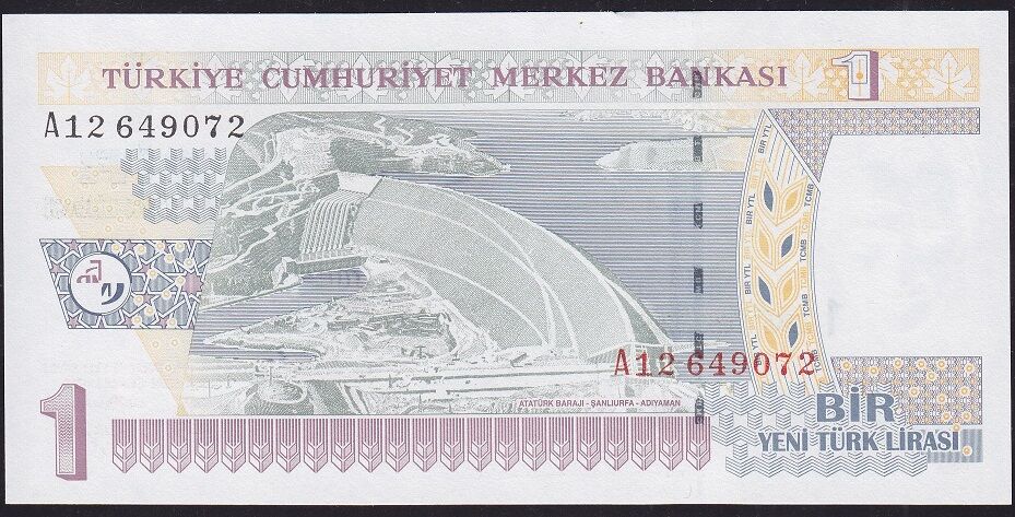 8.Emisyon 1 YTL A12 649072 Çil