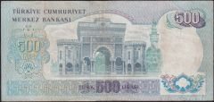 6.Emisyon 2.Tertip 500 Lira F57 020828 Çok Temiz+
