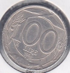 İtalya 100 Lire 1996