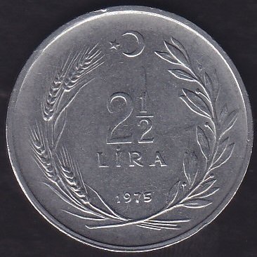 1975 YILI 2.5 LİRA