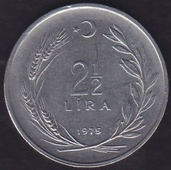 1975 YILI 2.5 LİRA