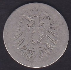 ALMANYA 10 FENİK 1876 (NET OKUNMUYOR)