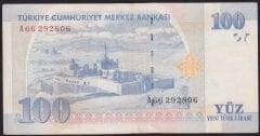 8.Emisyon 100 YTL A66 292806 Çok Temiz