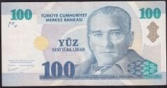 8.Emisyon 100 YTL A66 292806 Çok Temiz