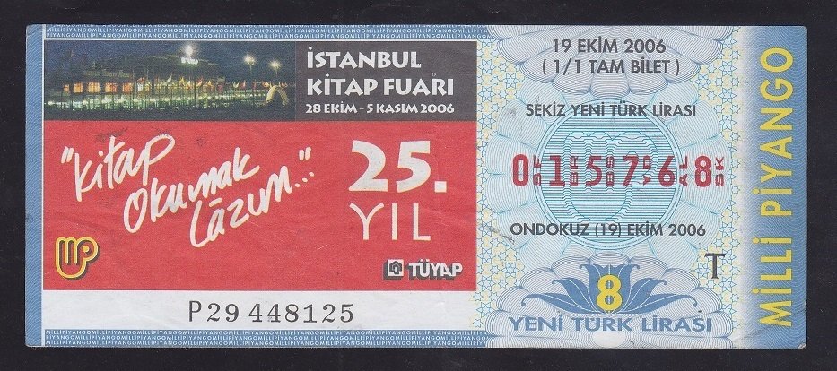 2006 19 EKİM TAM BİLET