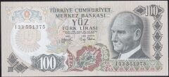 6.Emisyon 2.Tertip 100 Lira I33 551375 Çil