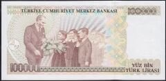 7.Emisyon 2.Tertip 100000 Lira E30 870236 Çil