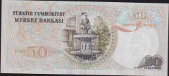 6.Emisyon 1.Tertip 50 Lira G79 386466 Çil
