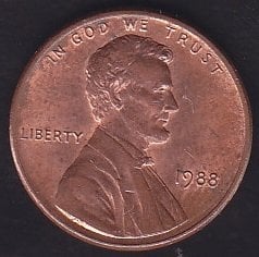 Amerika 1 Cent 1988