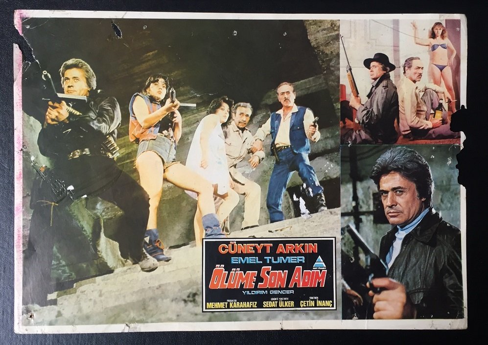 CÜNEYT ARKIN - ÖLÜME SON ADIM - LOBİ KARTI HALİYLE